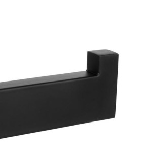 Črno kovinsko držalo za toaletni papir