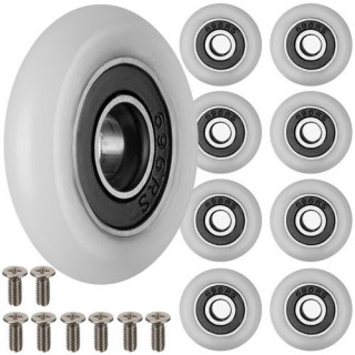 Kolesca za tuš kabino - 8 kosov