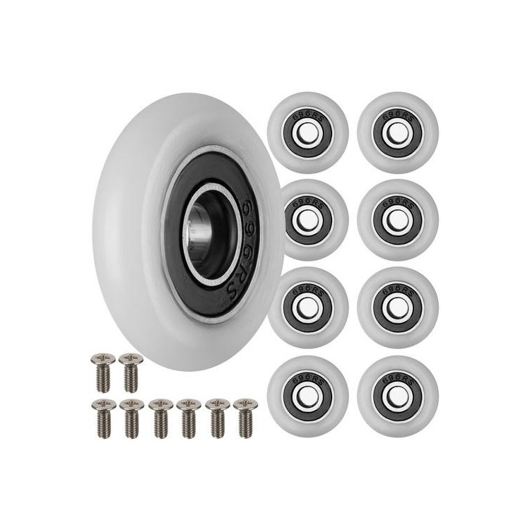 Kolesca za tuš kabino - 8 kosov