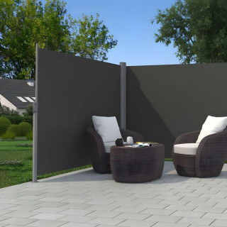 Temno siva dvojna tenda 300x300x180 cm