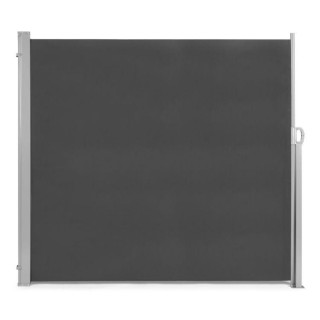 Stranska temno siva zložljiva tenda - 350x180 cm
