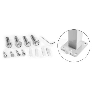 Stranska temno siva zložljiva tenda - 350x180 cm