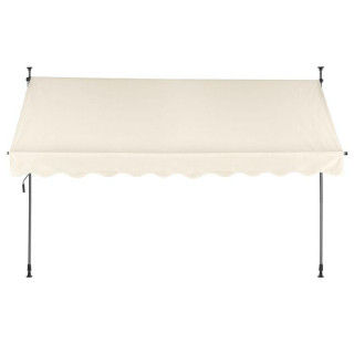 Bež balkonska tenda z nastavljivo višino