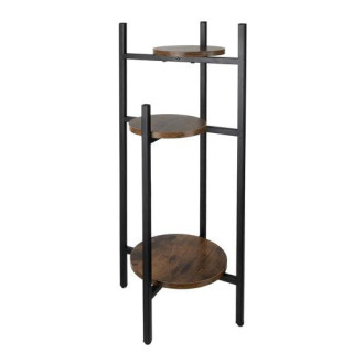 Tristopenjsko kovinsko stojalo za rože