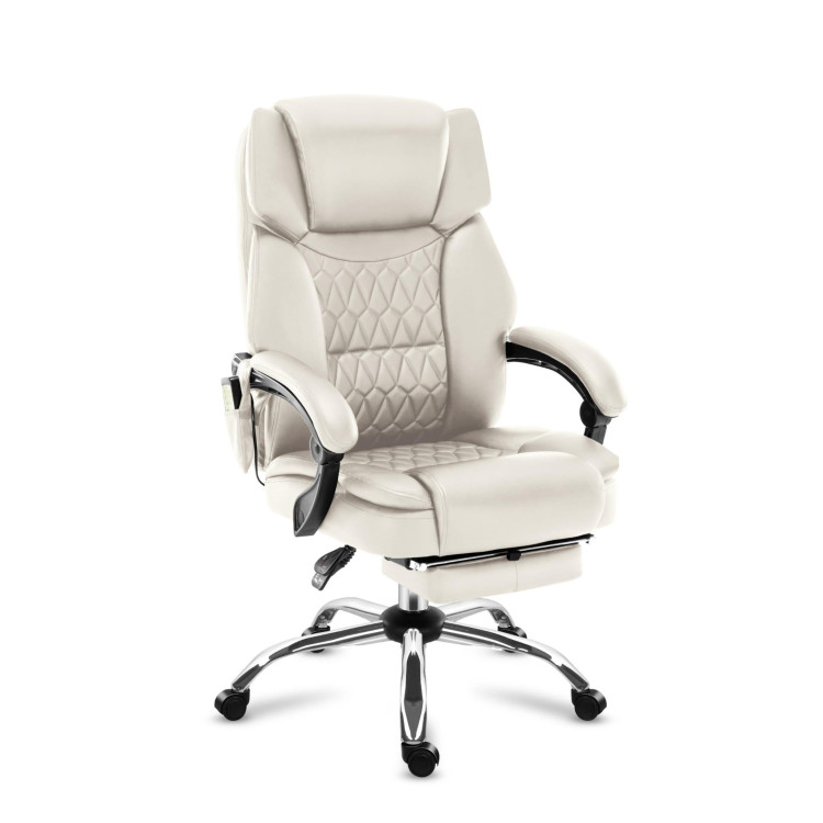 Pisarniški bež masažni stol Mark Adler BOSS 6.0 Beige