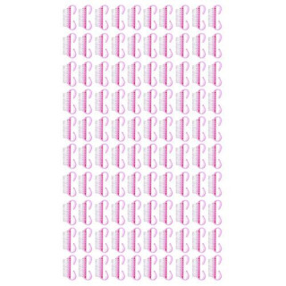 Roza čopič za manikuro - 50 kosov