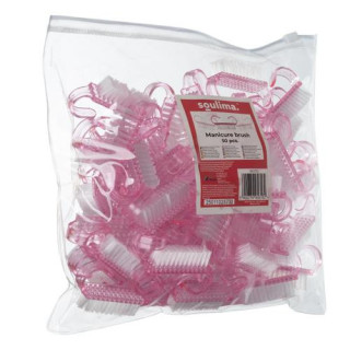 Roza čopič za manikuro - 50 kosov