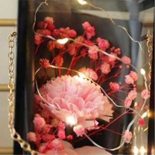 Šopek dišečih milnih cvetov z LED lučkami