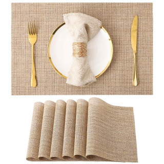 Rjava pravokotna podloga za mizo