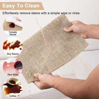 Rjava pravokotna podloga za mizo