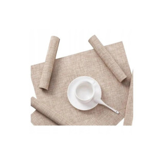 Pravokotna bež podloga za mizo