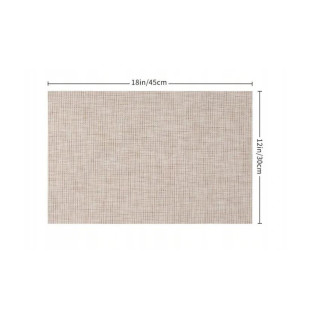 Pravokotna bež podloga za mizo