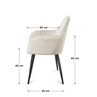 Bež jedilniški stol Mark Adler PRINCE 6.0 BEIGE