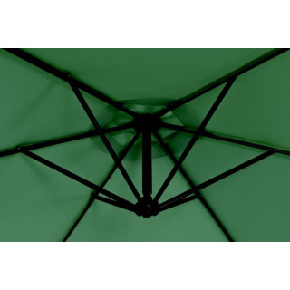 Velik zelen vrtni senčnik - 3 m -