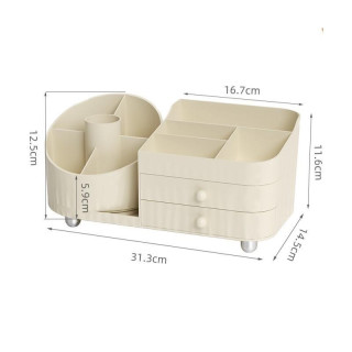Organizator za kreme za čopiče in kozmetiko