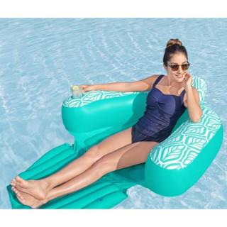 Modro-beli napihljivi stol