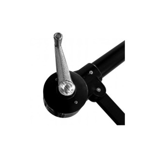 Siv vrtni senčnik s prevleko - 3 m