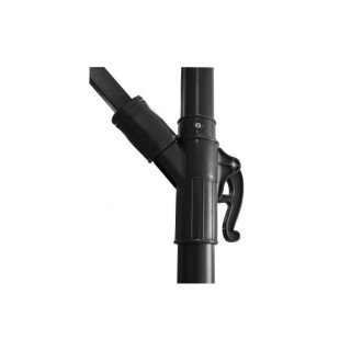 Bež vrtni senčnik s prevleko - 3 m