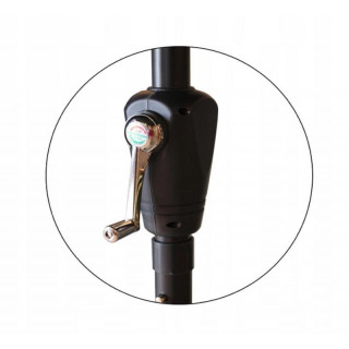 Vrtni senčnik v sivi barvi - 3 m