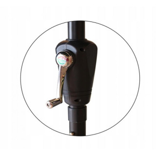 Bež vrtni senčnik - 3 m