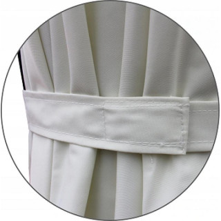 Vrtni senčnik bež barve s prevleko - 2,5x2,5 m -