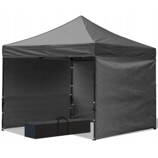 Črno prodajno stojalo - 3x3 m