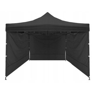 Črno prodajno stojalo - 3x3 m