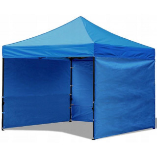 Zložljivo prodajno stojalo v modri barvi - 3x3 m