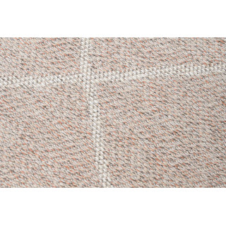 Roza okrogla preproga z vzorcem