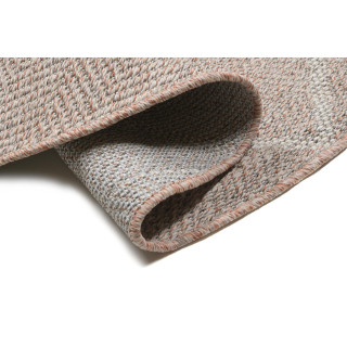 Roza okrogla preproga z vzorcem