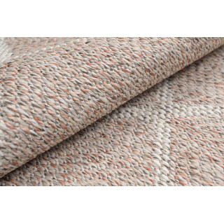 Roza okrogla preproga z vzorcem