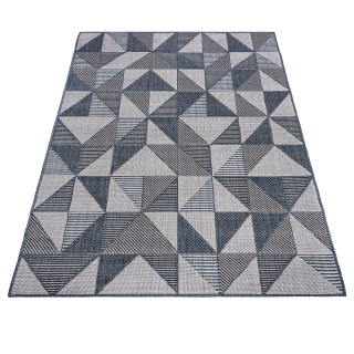 Vzorčasta modra preproga TOLEDO