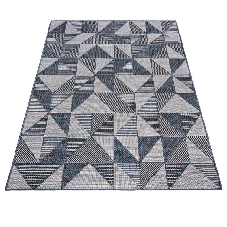 Vzorčasta modra preproga TOLEDO