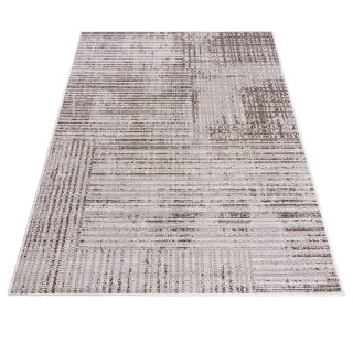 Rjava preproga TOLEDO z vzorcem