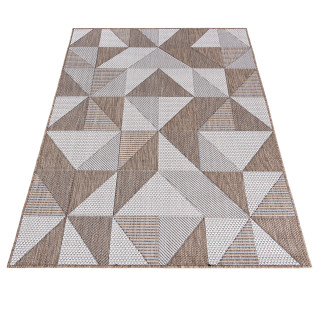 Moderna rjava preproga TOLEDO z vzorcem