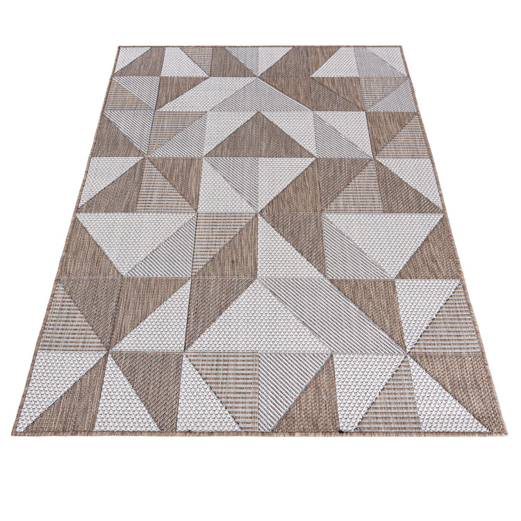 Moderna rjava preproga TOLEDO z vzorcem