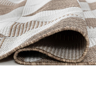 Moderna rjava preproga TOLEDO z vzorcem