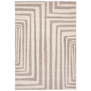 Vzorčasta bež preproga LATSIA