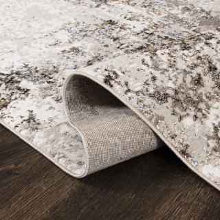 Moderna kremno-bež preproga BOSTON