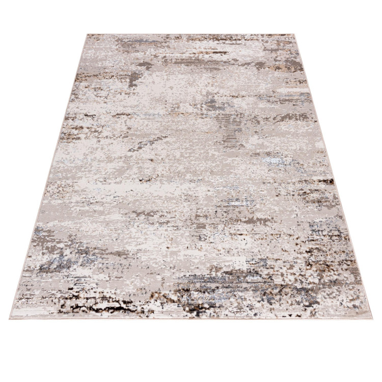 Moderna kremno rjava preproga BOSTON