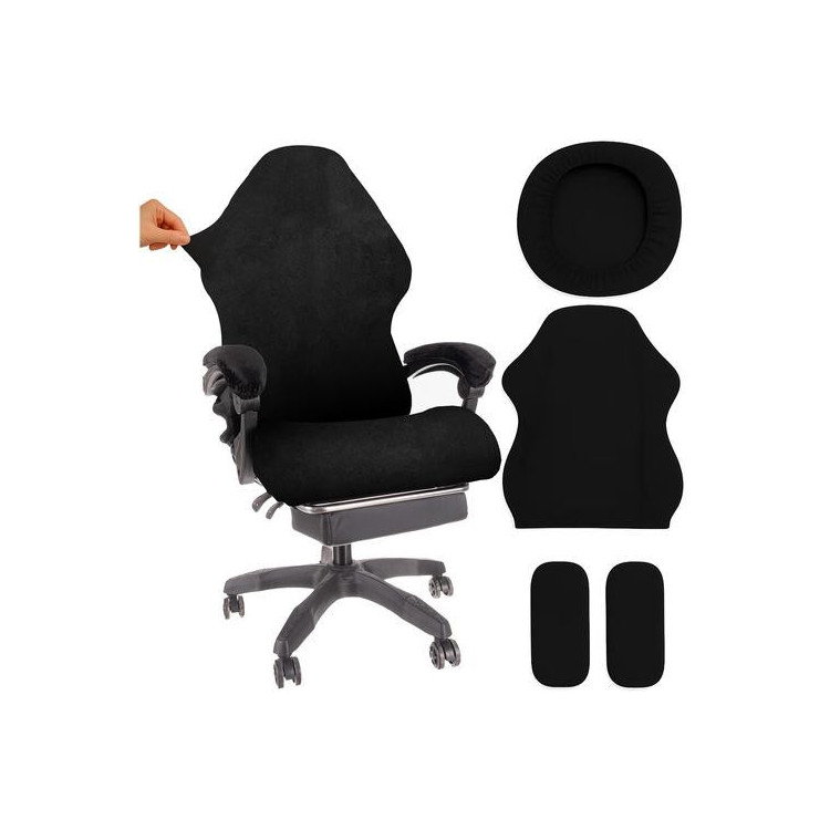 Črna prevleka za igralni stol