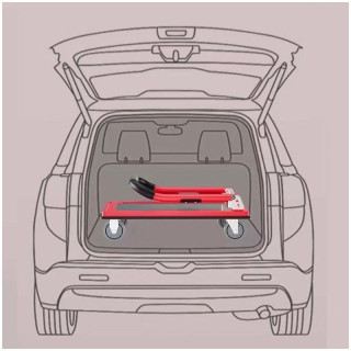 Zložljiv transportni voziček - 88x58 cm