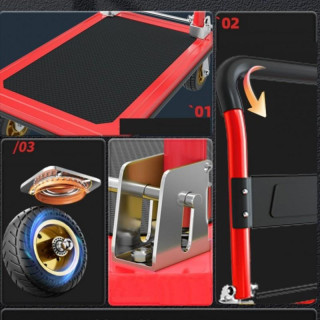 Zložljiv transportni voziček - 88x58 cm