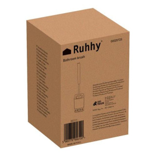 Črna straniščna ščetka s stojalom