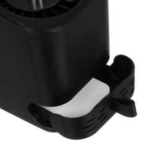 Črna straniščna ščetka s stojalom