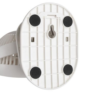 Bel brezžični ventilator s sponko