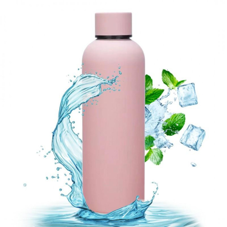 Svetlo roza termos iz nerjavečega jekla - 500 ml