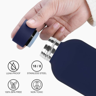 Temno modra termovka iz nerjavečega jekla - 500 ml