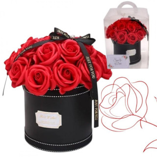 Škatla za rože iz rdečega mila