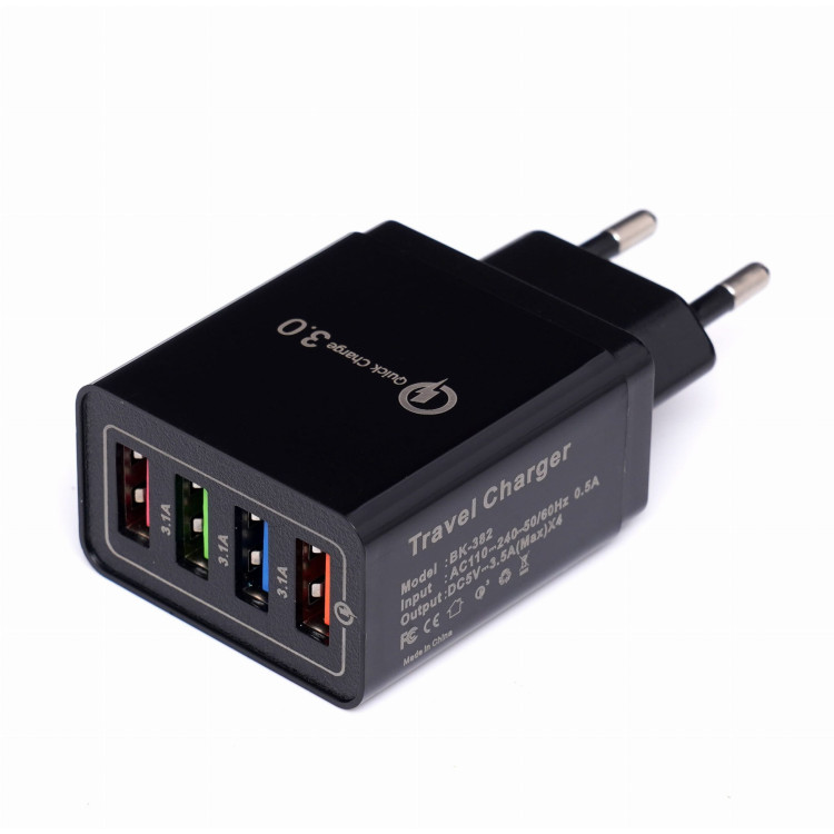 Hitri omrežni polnilnik QUICK CHARGE 3.0 KD1239